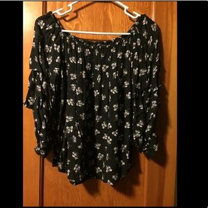 Off the shoulder blouse